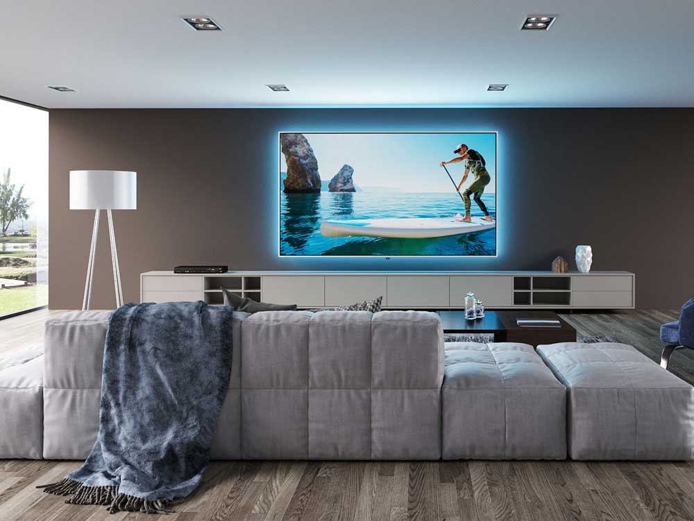 white bathtub in bathroom and lutron shades