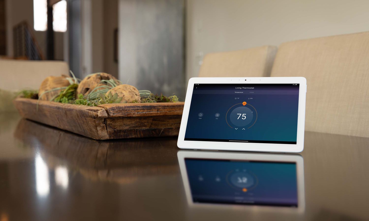 Control4 ipad interface on books