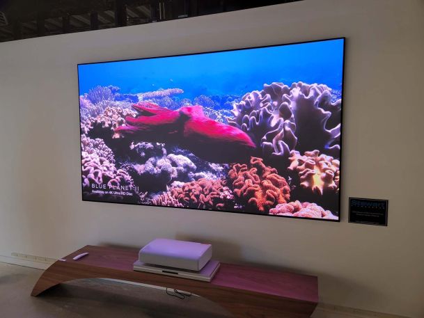 Samsung TV with Projector