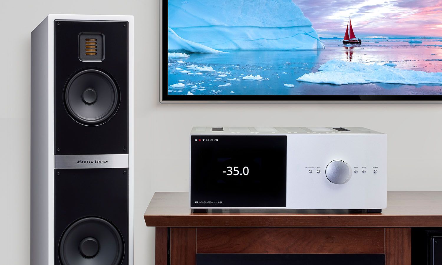 Martin Logan high performance speakers